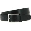 Belts | Hugo Boss Hugo Boss Belt Barney Cow Skin Black