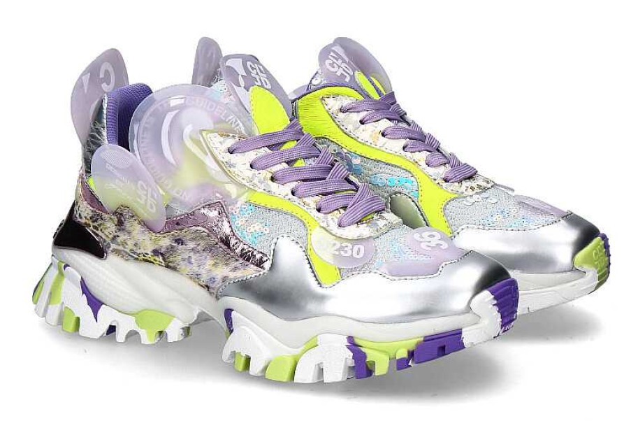 Sneakers | CLJD Cljd Sneaker F033- Violett/Silver/Yellow