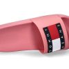 Mules | Tommy Hilfiger Tommy Jeans By Tommy Hilfiger Damen- Pantolette Flag Pool Slide Tickled Pink