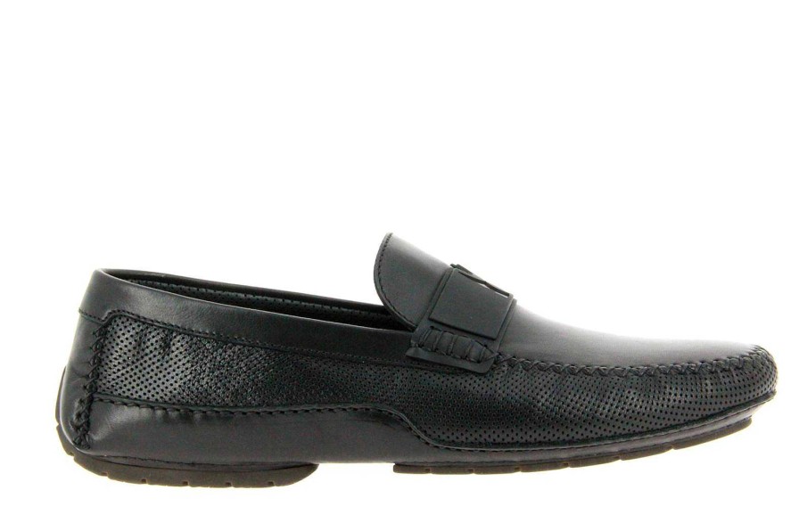 Moccasins | Moreschi Moreschi Moccasin Sar. For1 Nero