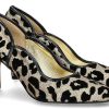 Pumps | Azurée Cannes Azuree Cannes Pumps Rapido Tissu Jaguar Oro Vernis Noir