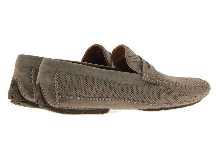 Moccasins | Moreschi Moreschi Moccasin Camoscio Baviera Chiaro