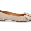 Ballet Flats | Unützer Unutzer Ballerina Camoscio 8212 Taupe - Beige