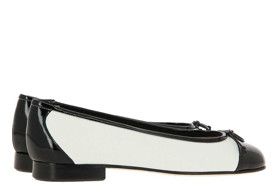 Ballet Flats | Lorbac Lorbac Ballerina Molly Nero Bianco