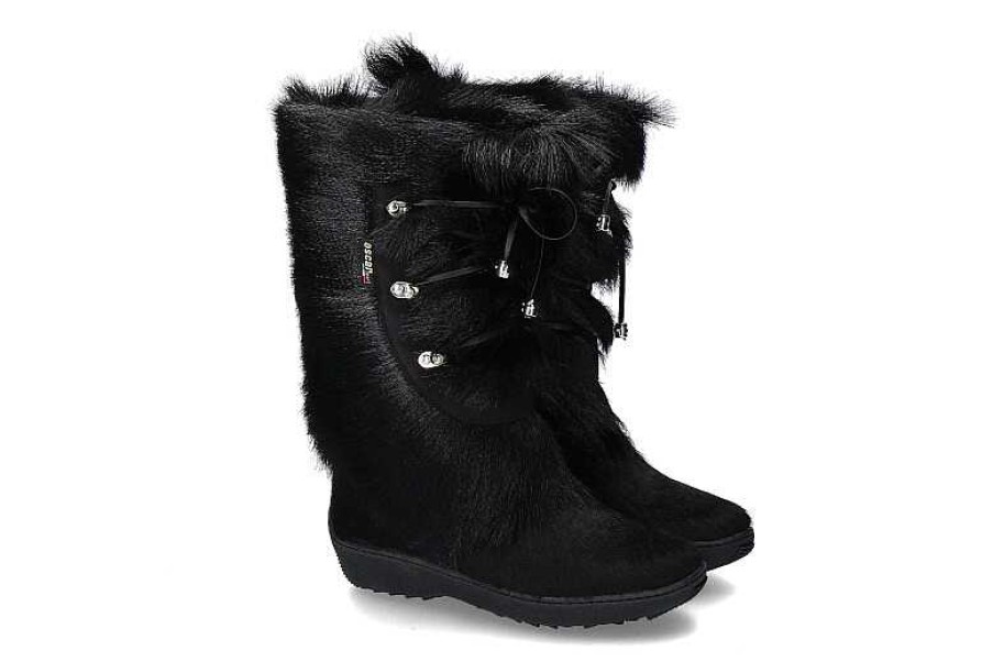 Fur Boots | Oscar Sport Oscar Sport Fur Boots Corinne Black