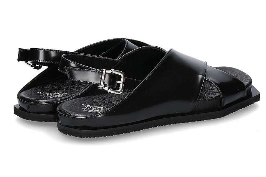 Sandals | Truman's Truman'S Sandale Cervo Nero