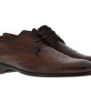 Oxfords | Flecs Flecs Lace-Up Stampa Struzzo Cuoio