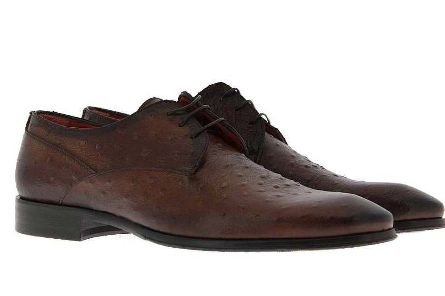 Oxfords | Flecs Flecs Lace-Up Stampa Struzzo Cuoio