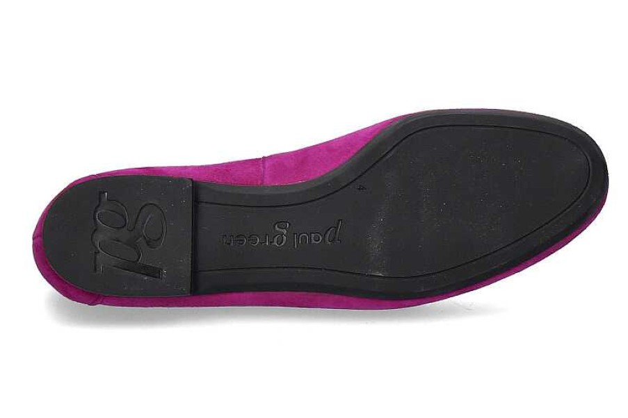 Flats | Paul Green Paul Green Slipper Samtziege Viola