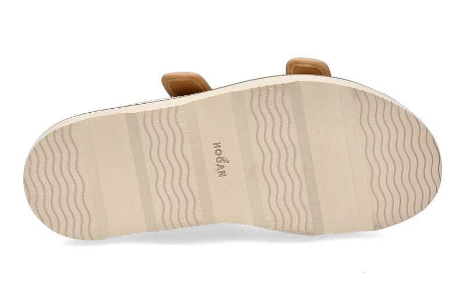 Sandals | Hogan Hogan Sandals Fibbia Bordato Beige