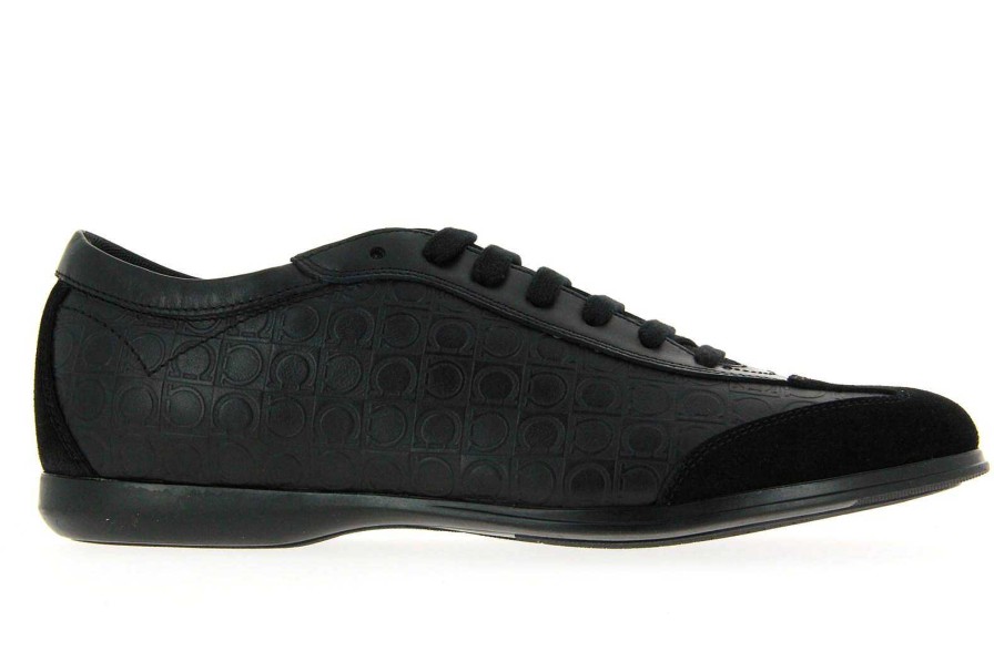 Sneakers | Salvatore Ferragamo Salvatore Ferragamo Sneaker - "Falkland Nero Suede Calf"