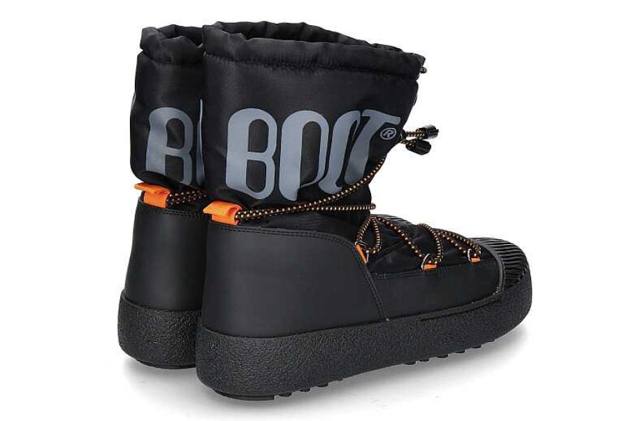 Warm Lining | Moon Boot Moon Boot Men'S Snow Boots Mtrack Polar- Black/Orange