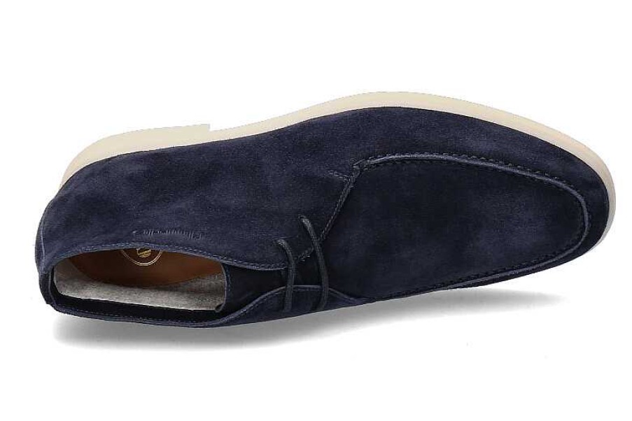 Oxfords | Church's Church'S Ankle Boots Goring Soft Suede Navy