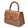 Hand Bags | La Carrie La Carrie Handle Bag Leather Light Cuoio