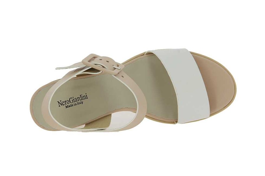 Sandals | Nero Giardini Nero Giardini Sandale Tigri Bianco Armenia Cipria