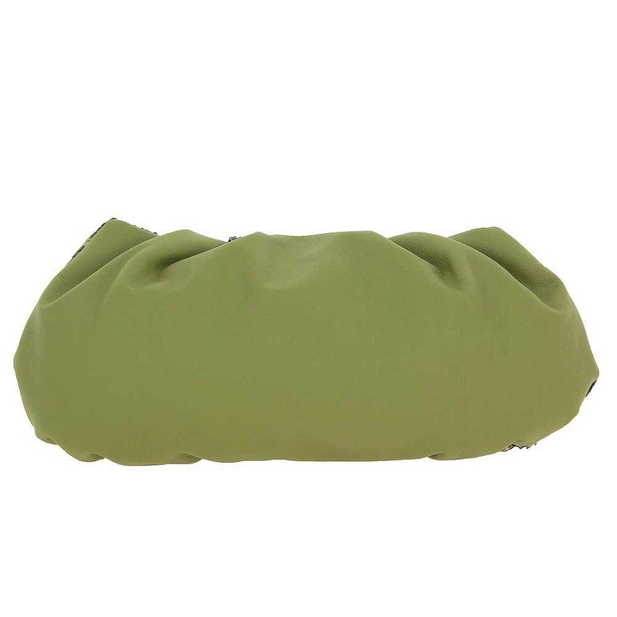 Hand Bags | Silvano Biagini Silvano Biagini Clutch Pitone Verde Militare