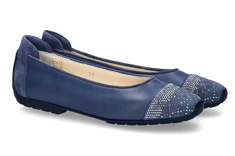 Ballet Flats | Mania Mania Ballerina Camoscio Mestico Nightshadow