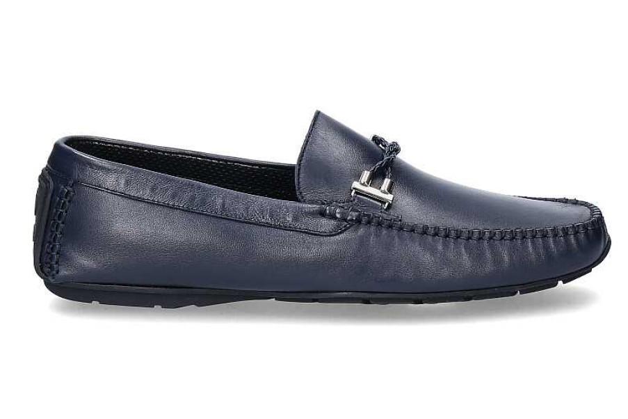 Moccasins | Aldo Brue Aldo Brue Moccasin Nappa Lux Nappa Leather Blu