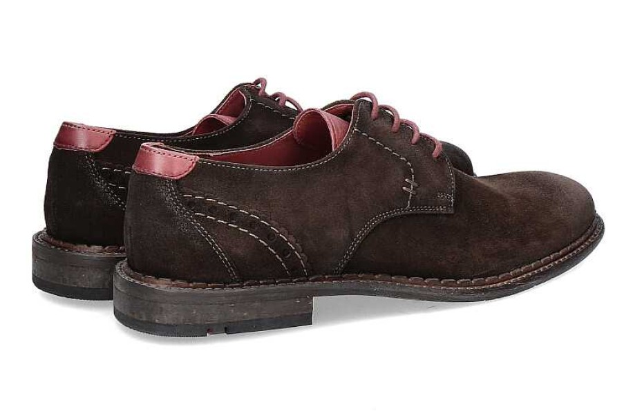 Oxfords | Lloyd Lloyd Lace-Up Gideon Libra Suede Calf T.D.Moro Bordo