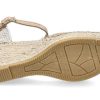 Sandals | Vidorreta Vidorreta Wedge Sandals Serraje Arena Clavel Natural