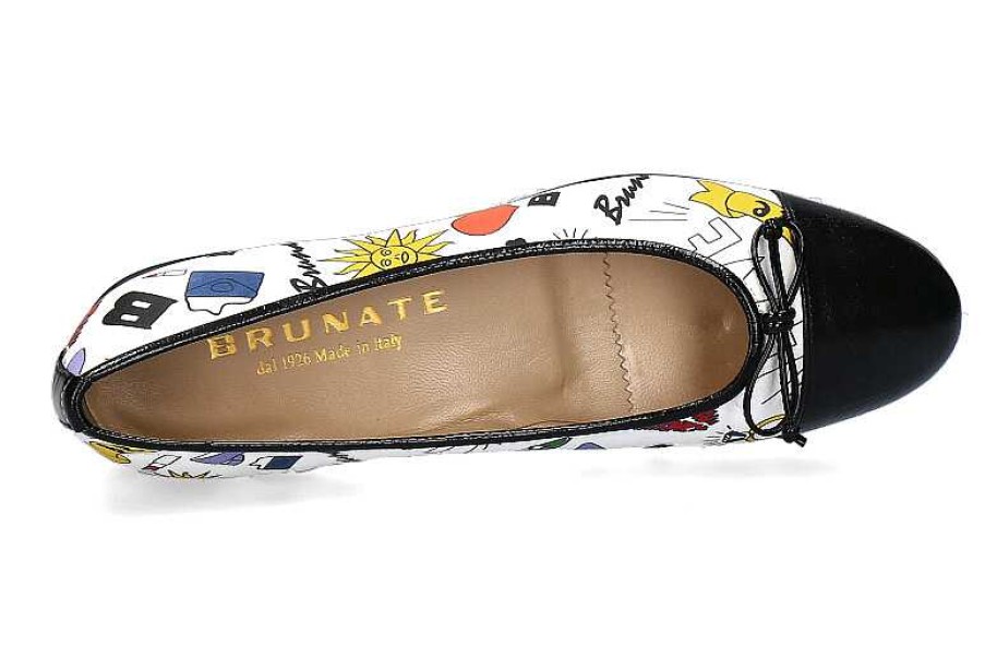 Ballet Flats | Brunate Brunate Ballerina Flex Farang Nero Rhol Multi