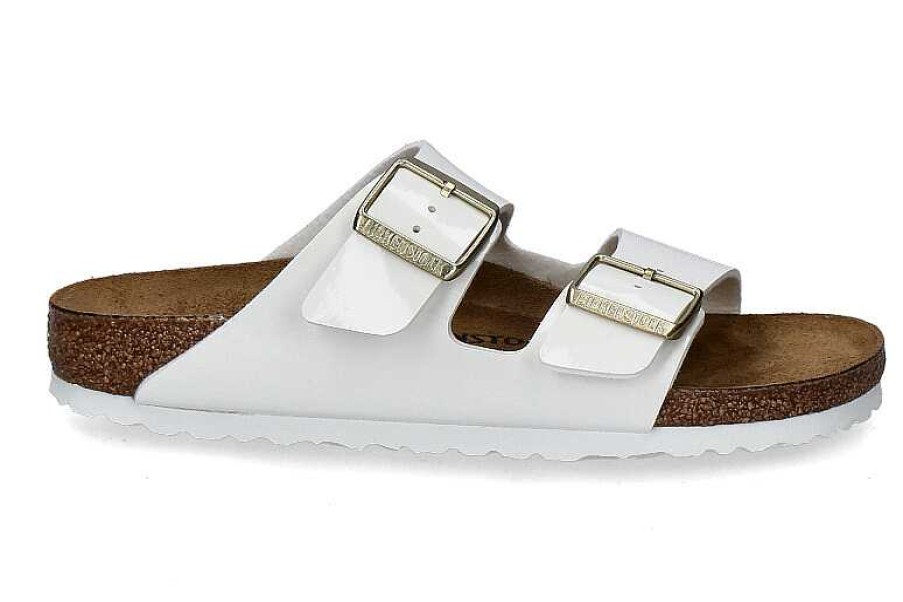 House Slippers | Birkenstock Birkenstock Mules Arizona Schmal- Patent White