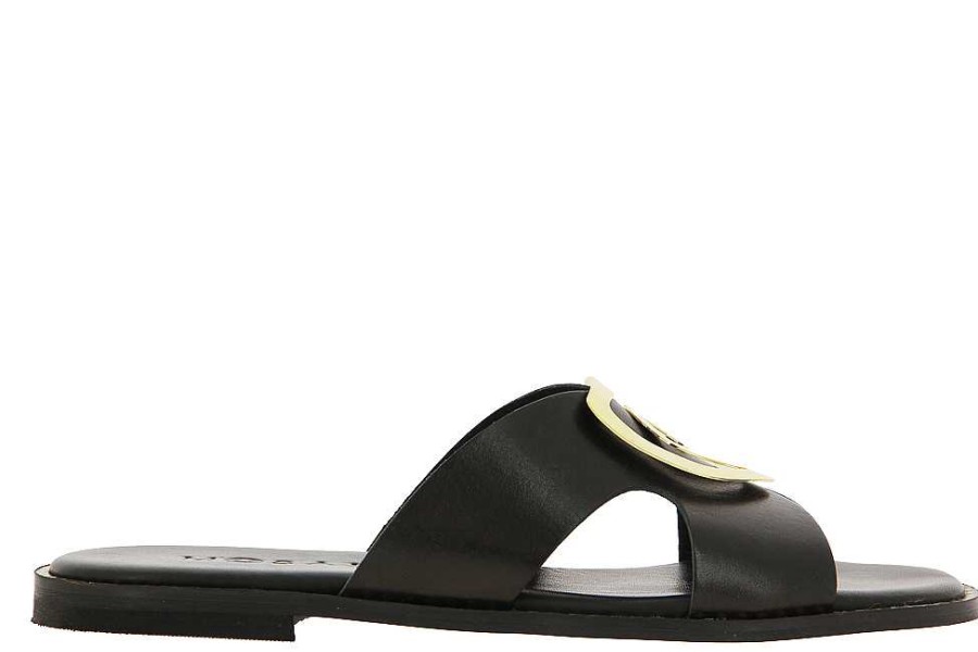 Mules | MOSAIC Mosaic Mules Black Gold