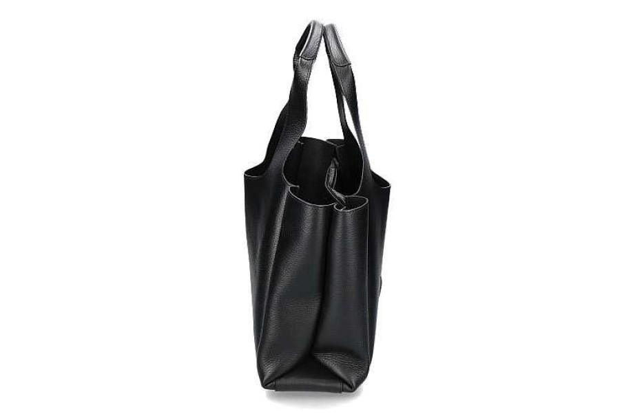 Hand Bags | Hogan Hogan Bag Shopping Medium H-Bag- Schwarz