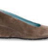 Flats | Thierry Rabotin Thierry Rabotin Wedge Slippers Dacio Camoscio Sepia Brown