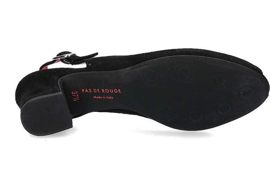 Sandals | Pas de rouge Pas De Rouge Sandals Milly Camoscio Nero