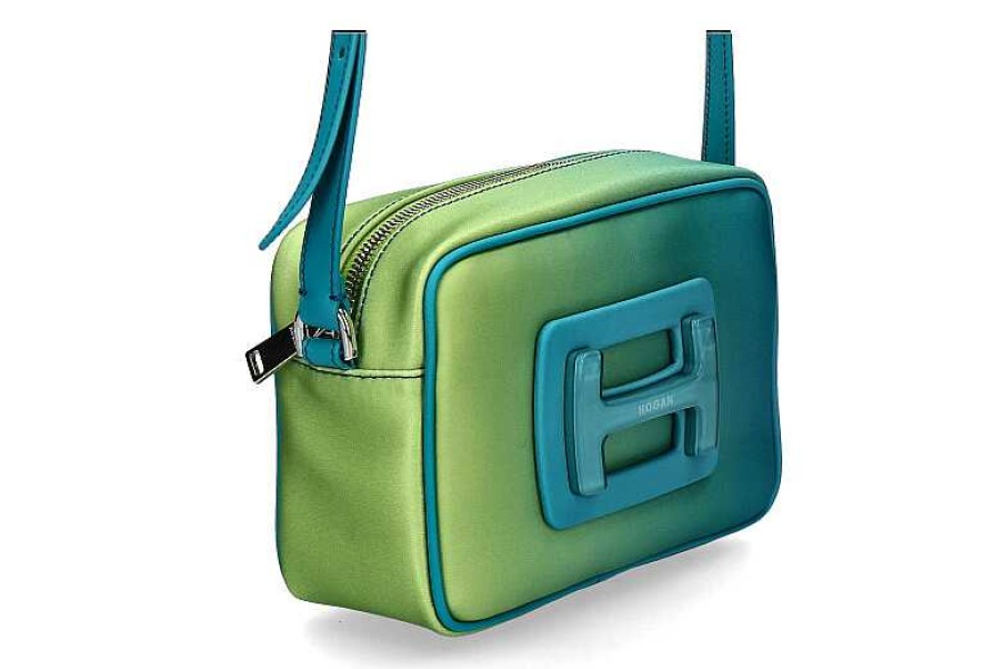 Hand Bags | Hogan Hogan Bag Camera Bag Stampa Green Turchese