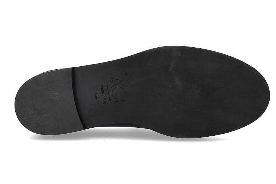 Flats | AGL Attilio Giusti Leombruni Attilio Giusti Leombruni Loafer Sirena Nappa Nero