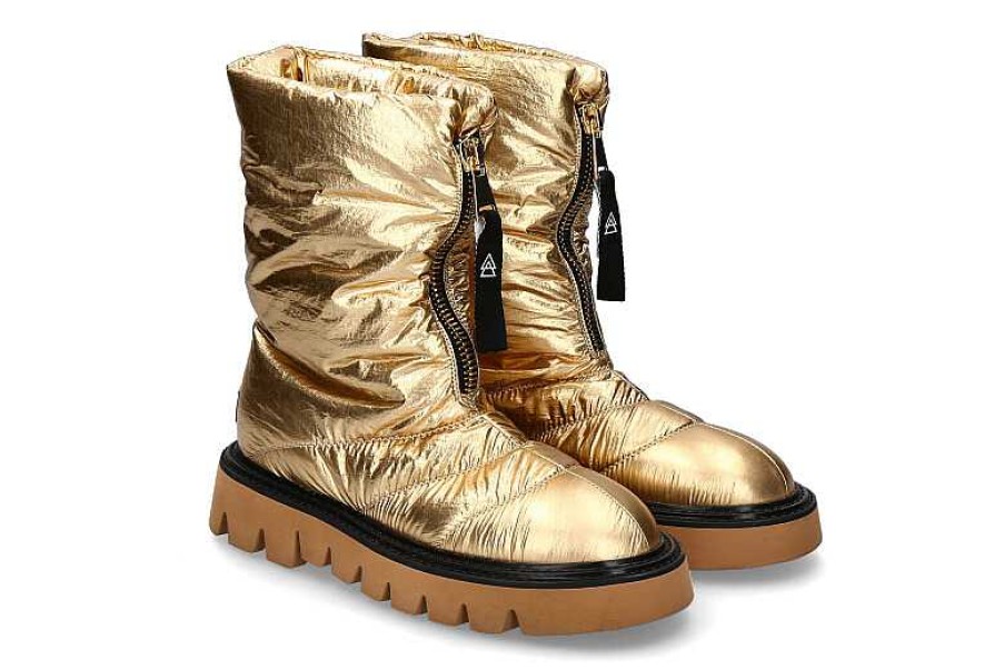 Booties | Elena Iachi Elena Iachi Boots Aki Zip Space Gold