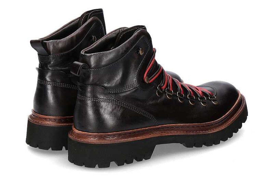 Boots | Corvari Corvari Lace-Up Boots Caval Cru - Dunkelbraun