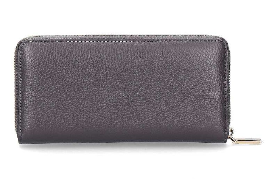 Wallets | Coccinelle Coccinelle Wallet Mettalic Soft - Graphit