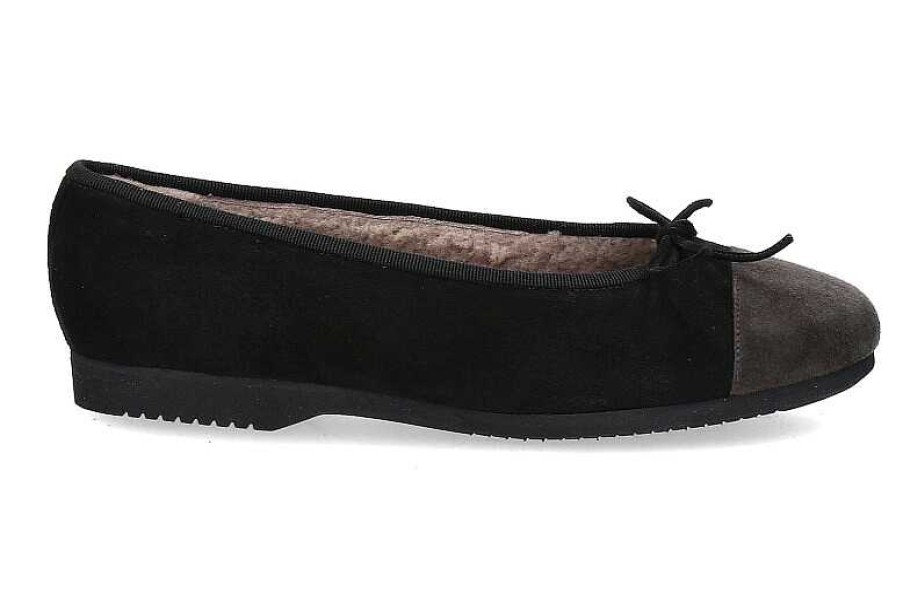 Ballet Flats | Unützer Unutzer Ballerina Camoscio Nero Nutria