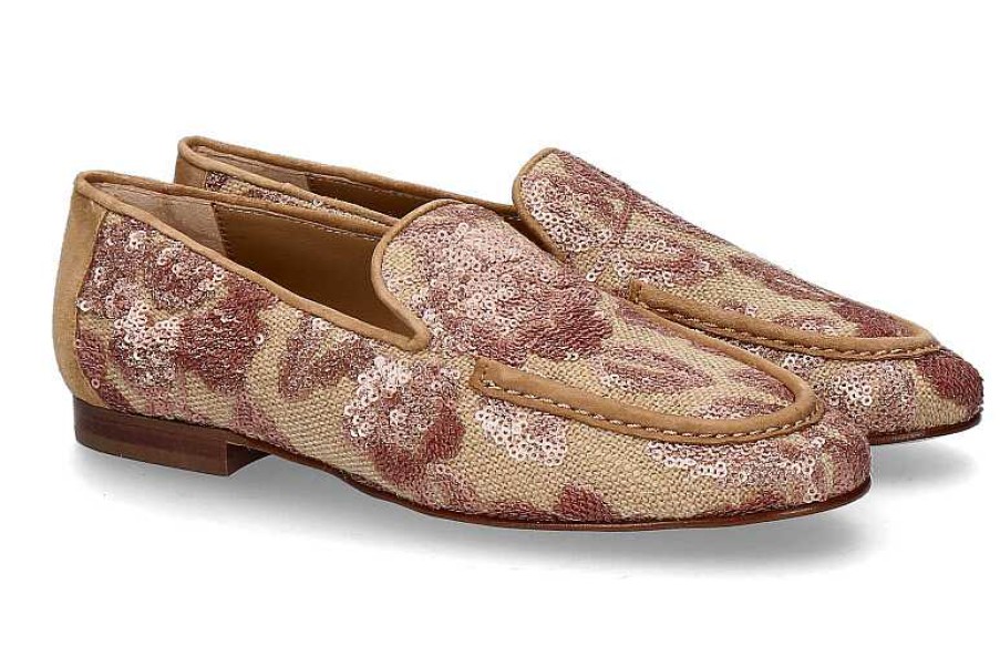 Flats | Pedro Miralles Pedro Miralles Slipper Floresa Braun Rose