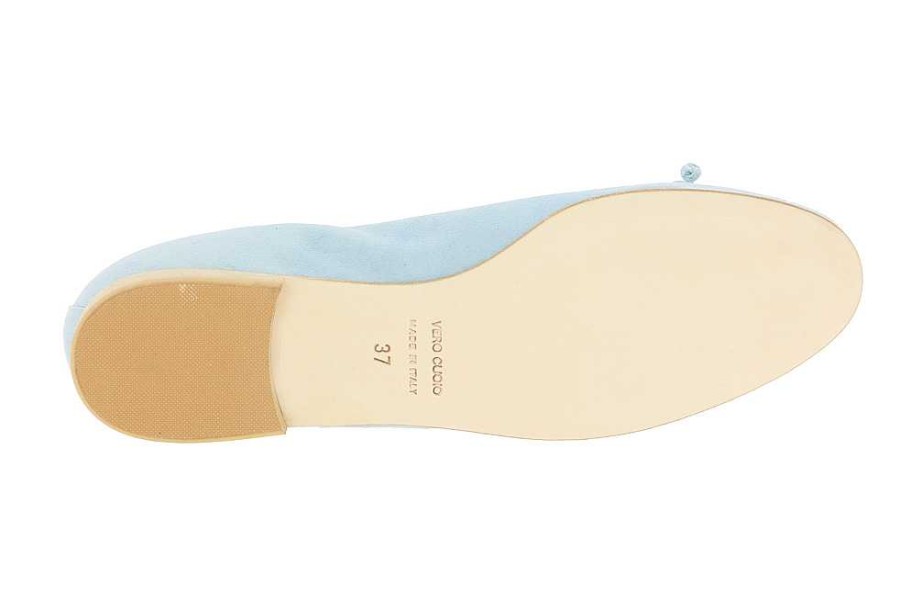 Ballet Flats | ScarpaRossa Scarparossa Ballerina Molly Camoscio Cielo