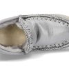 Warm Lining | mou Mou Boots Eskimo Sneaker Microglitter Silver