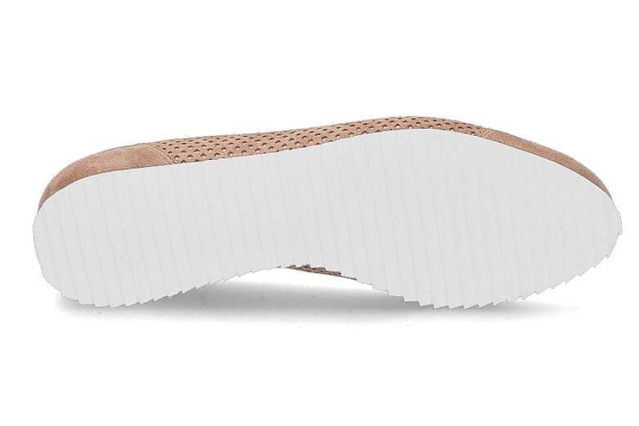 Ballet Flats | Hassia Hassia Wedge Ballerina Piacenza G-Weite Samtziege- Cappuccino