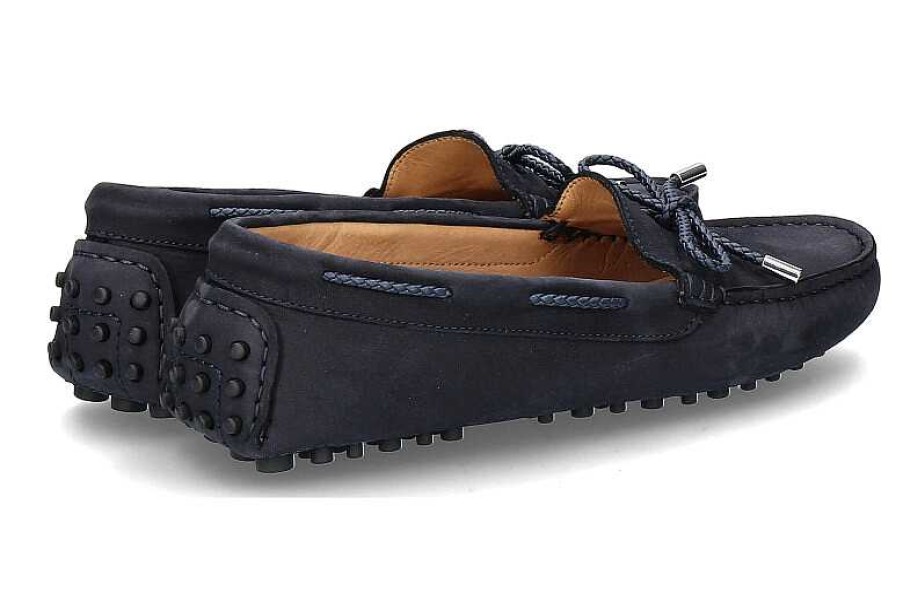 Moccasins | ScarpaRossa Scarparossa Slipper Gomera Nabuk Blu