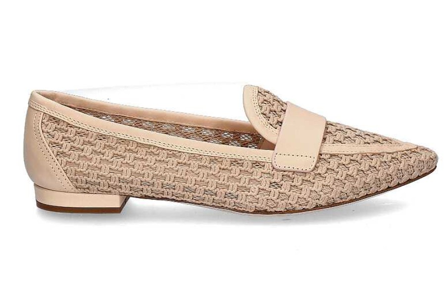 Flats | AGL Attilio Giusti Leombruni Attilio Giusti Leombruni Slipper Blanca Plots Basic/Ghibli/Beige