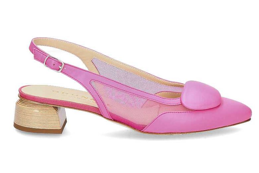 Pumps | Brunate Brunate Sling Pumps Flex Nappa Tulle Pink