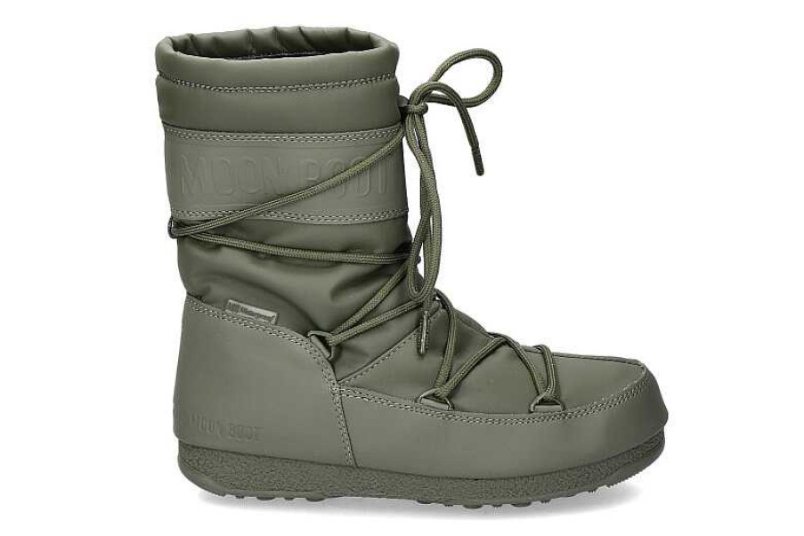 Warm Lining | Moon Boot Moon Boots Mid Rubber Wp Khaki