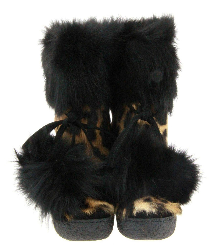 Warm Lining | Diavolezza Diavolezza Fur Boots Lapin Leopardo