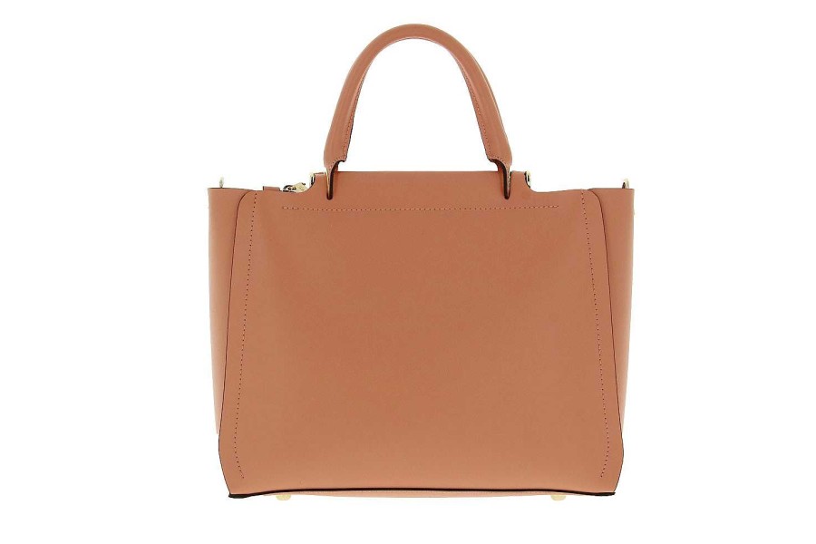 Hand Bags | Carol J. Carol J. Bag Ruga Gum Calf Pesca Rosa