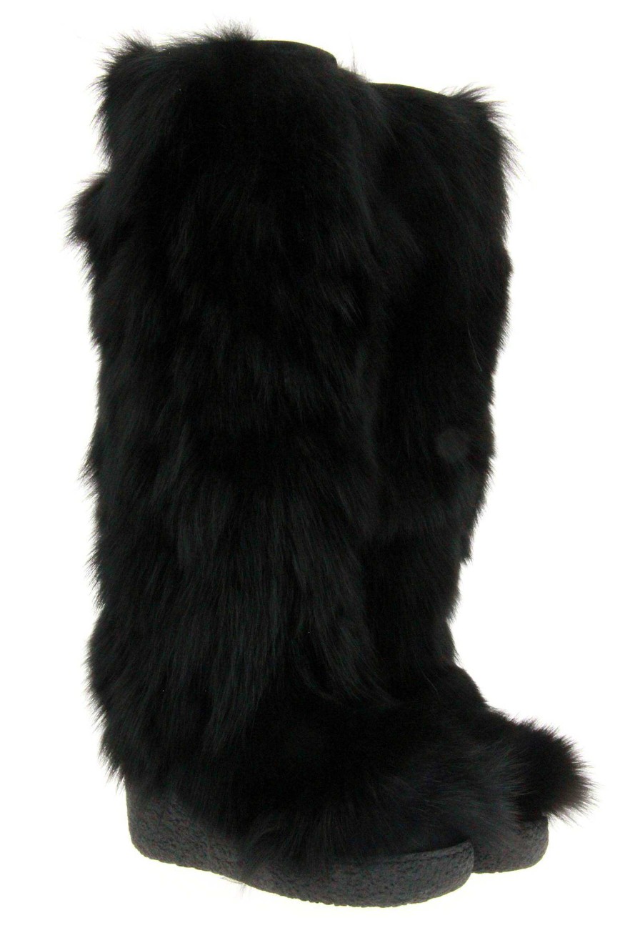 Warm Lining | Diavolezza Diavolezza Fur Boots Black Fox