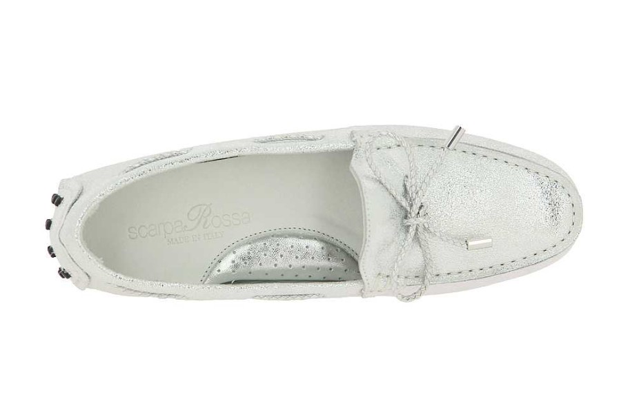 Flats | ScarpaRossa Scarparossa Mokassin Decoupage Argento