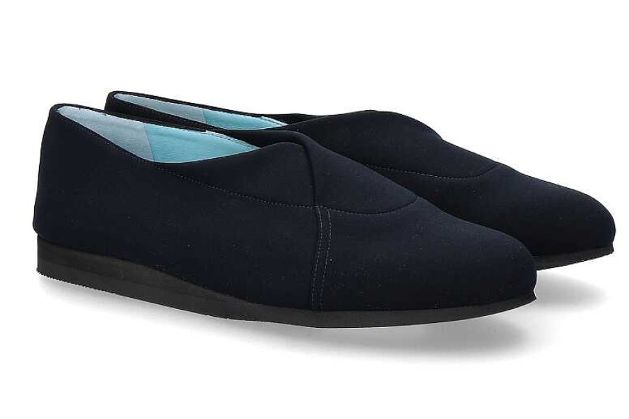 Flats | Thierry Rabotin Thierry Rabotin Slipper Gaura Seta Navy