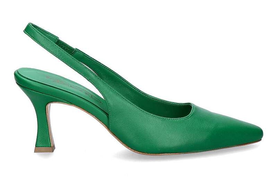 Pumps | Bianca Di Bianca Di Sling Pumps Nappa Green Cuoio